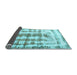 Sideview of Abstract Light Blue Modern Rug, abs962lblu