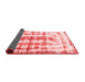 Abstract Red Modern Area Rugs