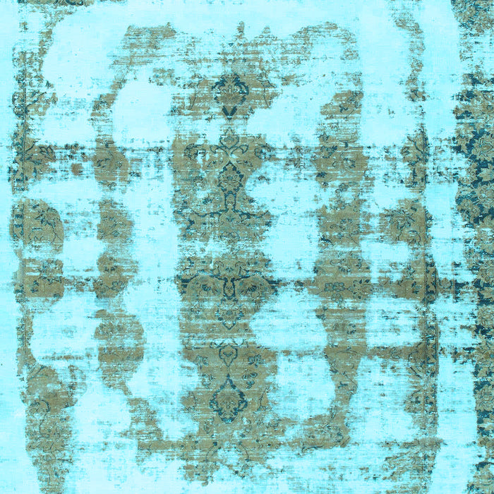 Abstract Light Blue Modern Rug, abs962lblu