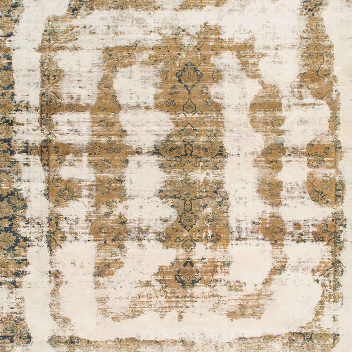 Machine Washable Abstract Wheat Beige Rug, wshabs962