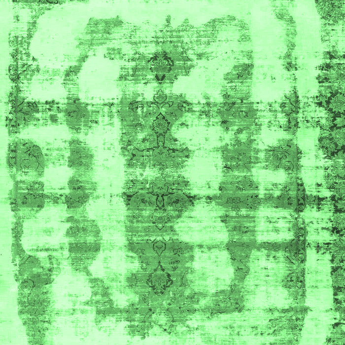 Abstract Emerald Green Modern Rug, abs962emgrn