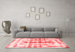 Modern Red Washable Rugs