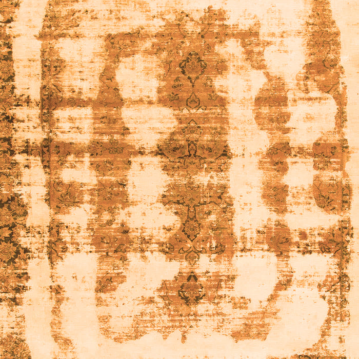 Machine Washable Abstract Orange Modern Area Rugs, wshabs962org