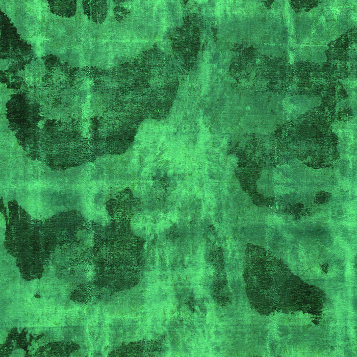 Machine Washable Persian Green Bohemian Area Rugs, wshabs963grn