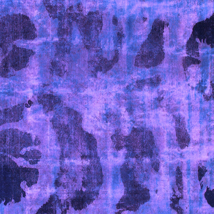 Square Machine Washable Persian Purple Bohemian Area Rugs, wshabs963pur