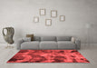 Bohemian Red Washable Rugs