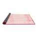 Abstract Red Modern Area Rugs