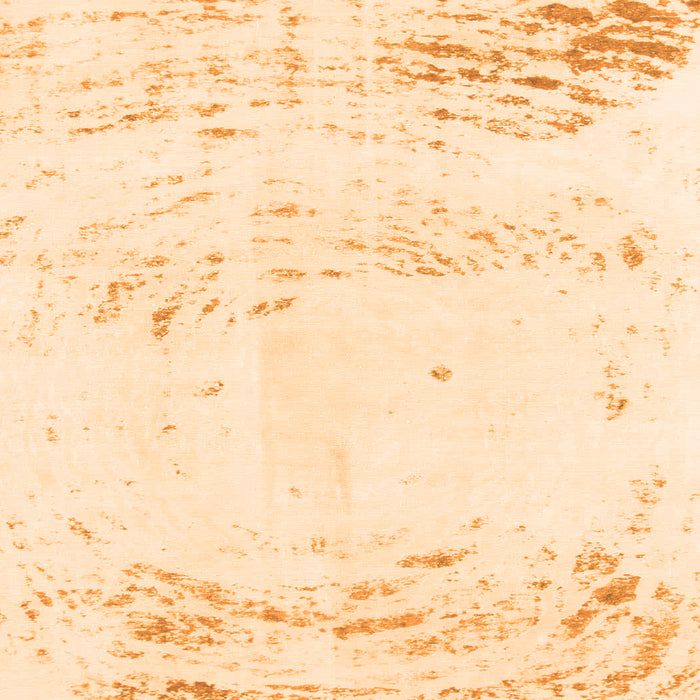 Square Machine Washable Abstract Orange Modern Area Rugs, wshabs964org