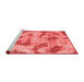 Modern Red Washable Rugs