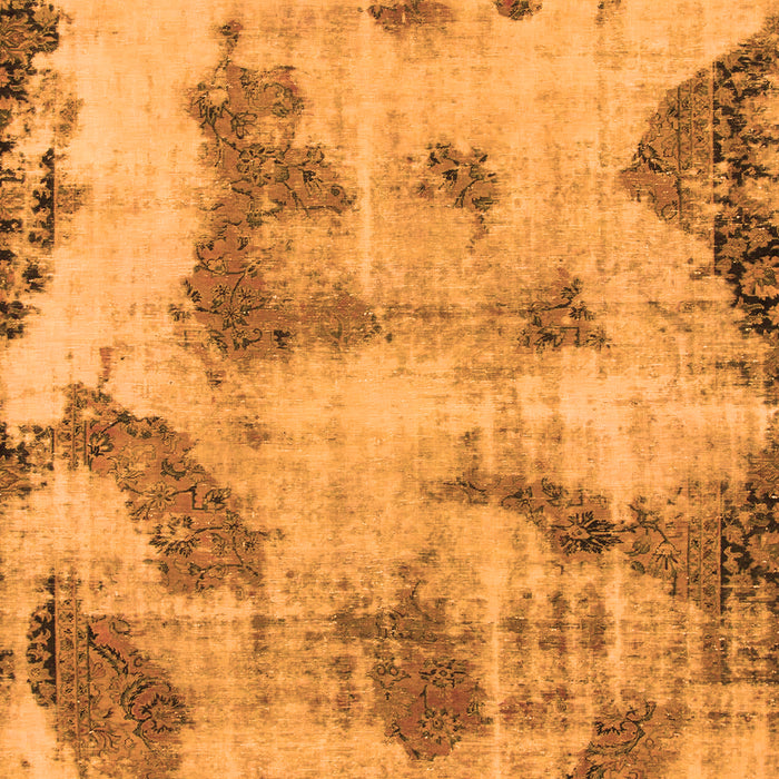 Machine Washable Abstract Orange Modern Area Rugs, wshabs965org