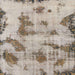 Square Abstract Tan Brown Modern Rug, abs965