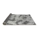 Sideview of Abstract Gray Modern Rug, abs965gry