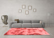 Modern Red Washable Rugs