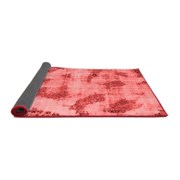 Abstract Red Modern Area Rugs