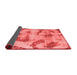 Abstract Red Modern Area Rugs