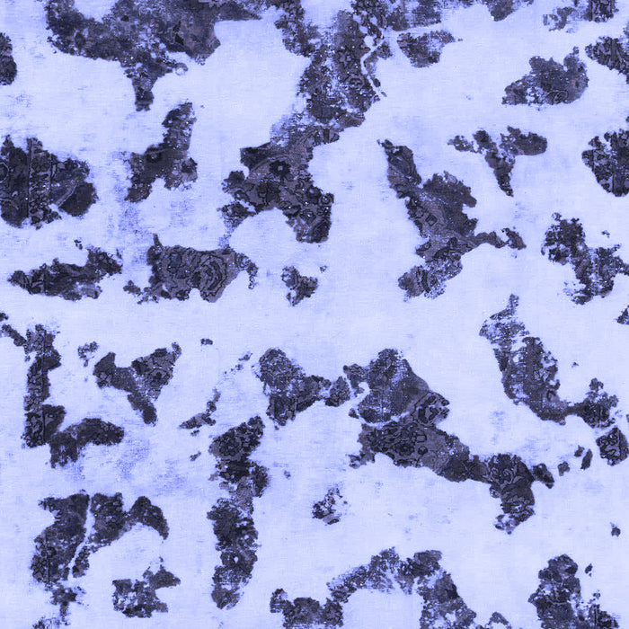 Abstract Blue Modern Rug, abs966blu