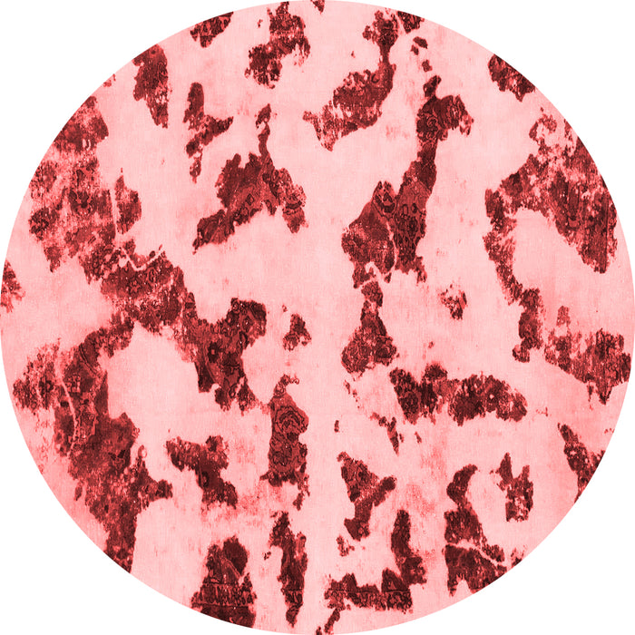 Abstract Red Modern Rug, abs966red