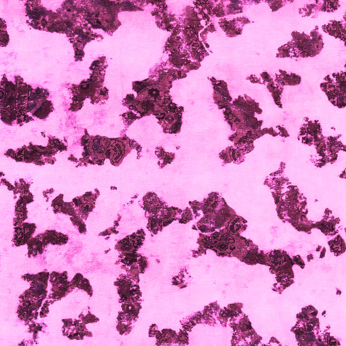 Machine Washable Abstract Pink Modern Rug, wshabs966pnk