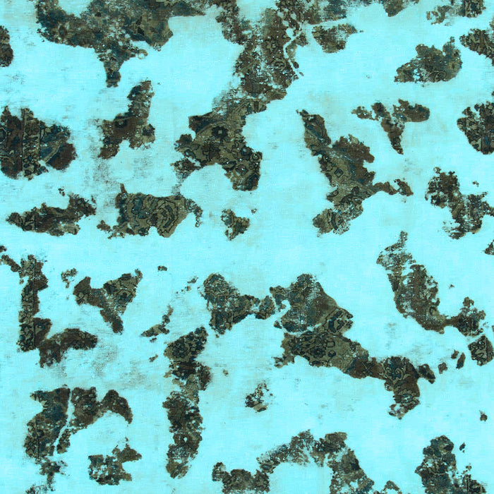 Machine Washable Abstract Light Blue Modern Rug, wshabs966lblu