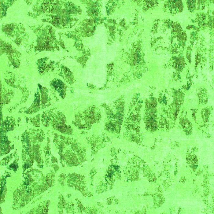 Machine Washable Abstract Green Modern Area Rugs, wshabs967grn