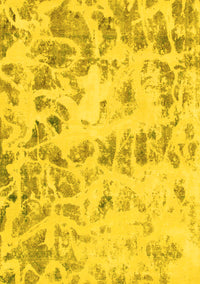 Abstract Yellow Modern Rug, abs967yw