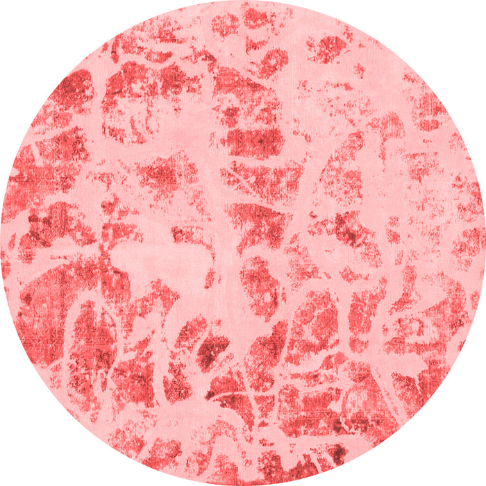 Abstract Red Modern Rug, abs967red
