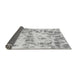 Sideview of Abstract Gray Modern Rug, abs967gry