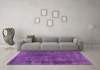 Machine Washable Abstract Purple Modern Rug, wshabs968pur