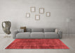 Modern Red Washable Rugs