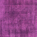 Square Abstract Pink Modern Rug, abs968pnk