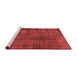 Modern Red Washable Rugs