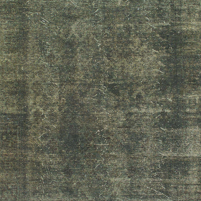 Machine Washable Abstract Army Green Rug, wshabs968