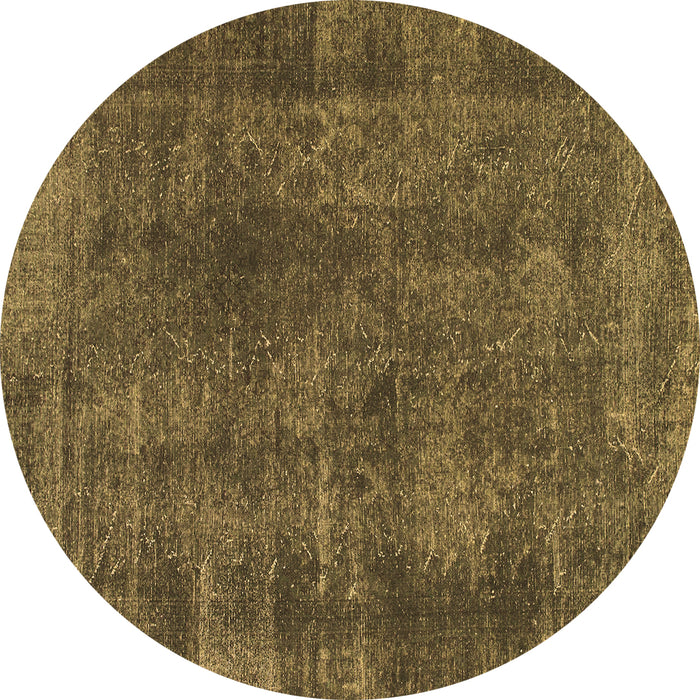 Round Machine Washable Abstract Brown Modern Rug, wshabs968brn
