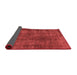 Abstract Red Modern Area Rugs