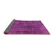 Sideview of Abstract Pink Modern Rug, abs968pnk