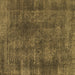 Square Abstract Brown Modern Rug, abs968brn