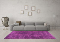 Machine Washable Abstract Pink Modern Rug, wshabs968pnk