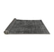 Sideview of Abstract Gray Modern Rug, abs968gry