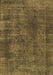 Abstract Brown Modern Rug, abs968brn