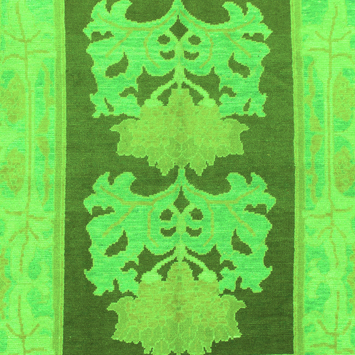 Abstract Green Modern Rug, abs969grn