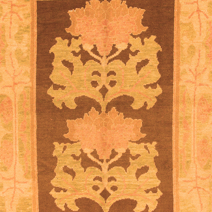 Abstract Orange Modern Rug, abs969org