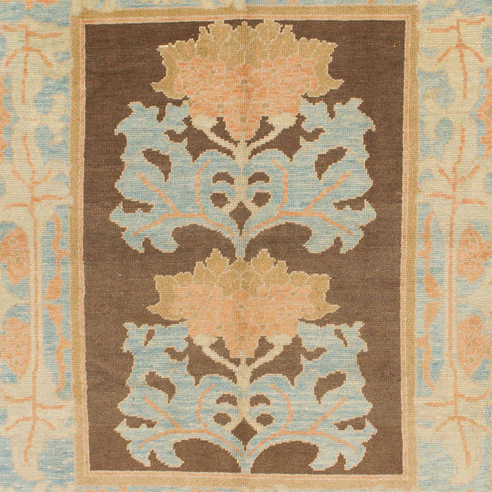 Machine Washable Abstract Bronze Brown Rug, wshabs969