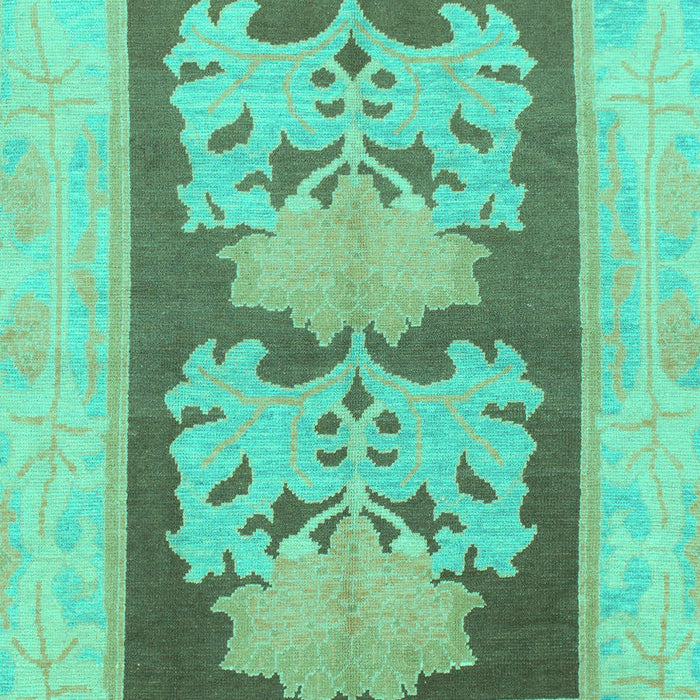 Abstract Turquoise Modern Rug, abs969turq