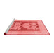 Modern Red Washable Rugs