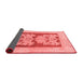 Abstract Red Modern Area Rugs