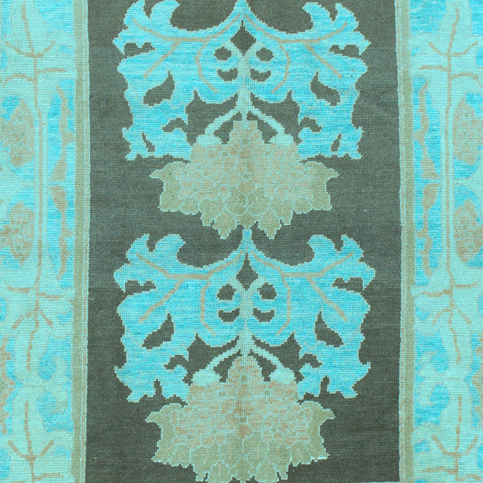 Abstract Light Blue Modern Rug, abs969lblu