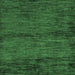 Square Abstract Emerald Green Modern Rug, abs96emgrn