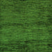 Square Abstract Green Modern Rug, abs96grn