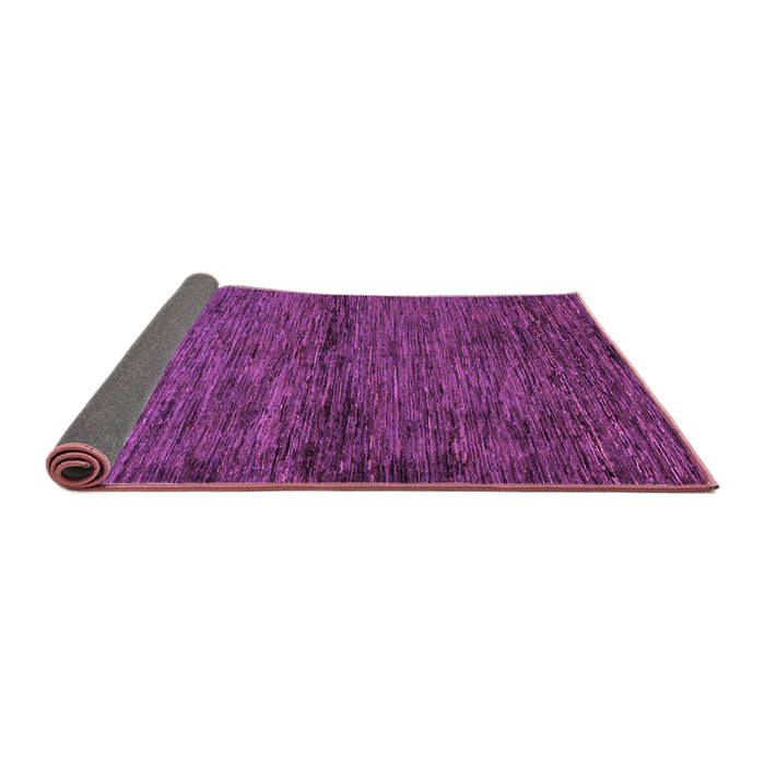 Sideview of Abstract Purple Modern Rug, abs96pur