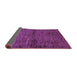 Sideview of Abstract Purple Modern Rug, abs96pur